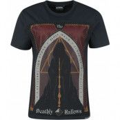 Harry Potter T-shirt - Deathly Hallows - S XXL - för Dam - svart