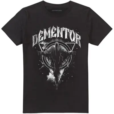 Harry Potter T-shirt - Dementor - Dark Mark - M 5XL - för Herr - svart