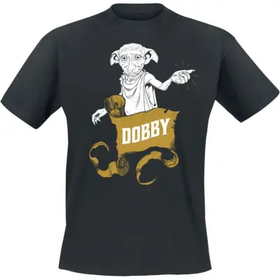 Harry Potter T-shirt - Dobby - S XXL - för Herr - svart