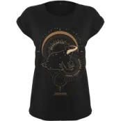 Harry Potter T-shirt - Hufflepuff - S XXL - för Dam - svart