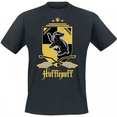 Harry Potter T-shirt - Hufflepuff - M XXL - för Herr - svart