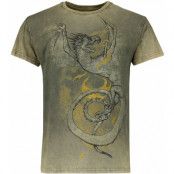 Harry Potter T-shirt - Hungarian Horntail - S XXL - för Herr - grön