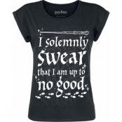 Harry Potter T-shirt - I Solemnly Swear - S XL - för Dam - svart