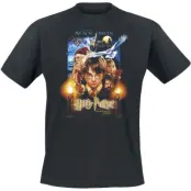 Harry Potter T-shirt - Let The Magic Begin - S 4XL - för Herr - svart