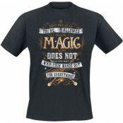 Harry Potter T-shirt - Magic - S XXL - för Herr - svart