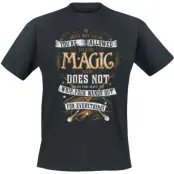 Harry Potter T-shirt - Magic - L - för Herr - svart
