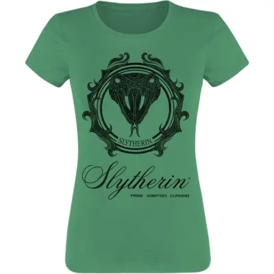Harry Potter T-shirt - Slytherin - M XXL - för Dam - grön