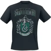 Harry Potter T-shirt - Slytherin - S 5XL - för Herr - svart