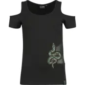 Harry Potter T-shirt - Slytherin - S XXL - för Dam - svart