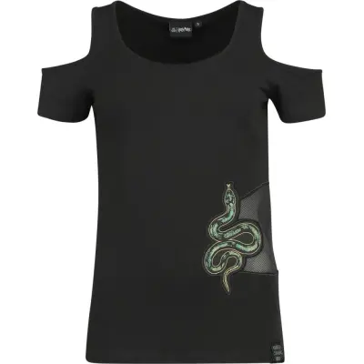 Harry Potter T-shirt - Slytherin - S XXL - för Dam - svart