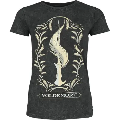 Harry Potter T-shirt - Voldemort - S M - för Dam - svart
