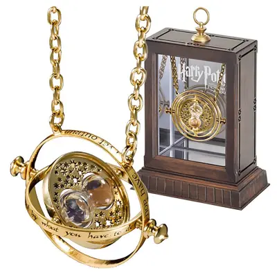 Harry Potter Time Turner Prop-Replica (24K Guldpläterad)