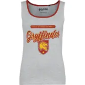 Harry Potter Topp - Gryffindor - Courage Determination Bravery - S XXL - för Dam - creme