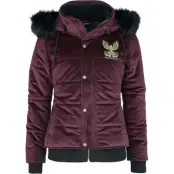 Harry Potter Vinterjacka - Phoenix - M - för Dam - bordeaux