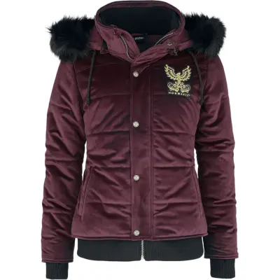 Harry Potter Vinterjacka - Phoenix - M - för Dam - bordeaux