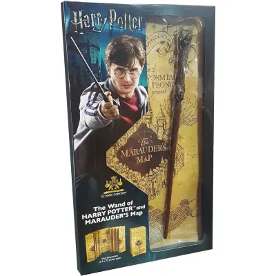 Harry Potter Wand and Marauders Map - Blister