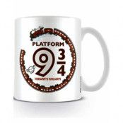Licensierad Harry Potter Plattform 9 3/4 Kopp