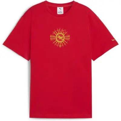Puma T-shirt - PUMA X HARRY POTTER Relaxed Graphic Tee - 128 176 - för barn - röd