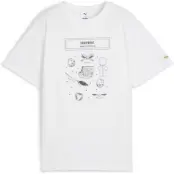 Puma T-shirt - PUMA X HARRY POTTER Relaxed Graphic Tee - 128 176 - för barn - vit