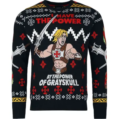 Masters Of The Universe - Anime Christmas Jumper - He-Man - S 3XL - för Herr - flerfärgad