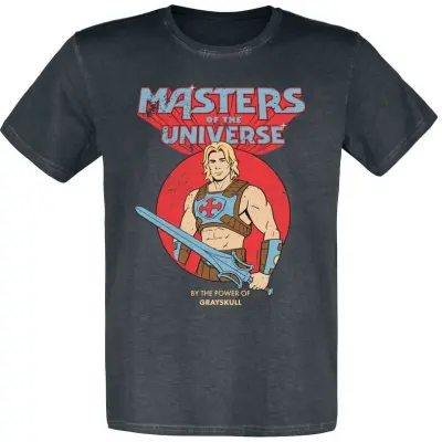 Masters Of The Universe - Anime T-shirt - He-Man - By the Power of Grayskull - S 3XL - för Herr - flerfärgad