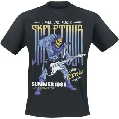 Masters Of The Universe - Anime T-shirt - Skeletor - SkeleTour 83 - S L - för Herr - svart