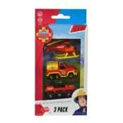 Brandman Sam Fordon 3-Pack 1: 64 Helikopter - Fireman Sam -  Leksaksaffären