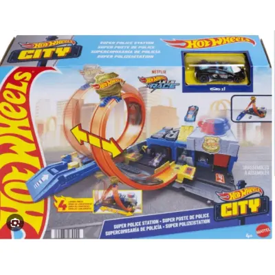 Hot Wheels City Mega Loop Garage - Hot Wheels -  Leksaksaffären