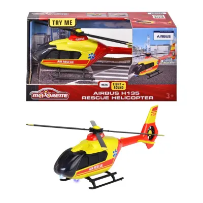 Majorette Airbus H135 Räddninghelikopter med ljud och ljus - Majorette -  Leksaksaffären
