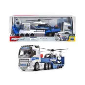 Majorette Volvo Lastbil med Airbus Polishelikopter - Majorette -  Leksaksaffären
