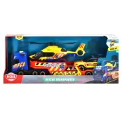 Rescue Transporter Lastbil, helikopter och bil - Dickie Toys -  Leksaksaffären