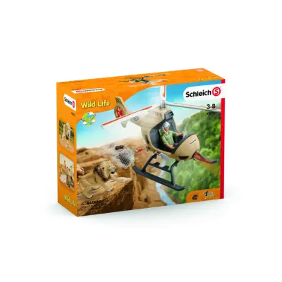 schleich® WILD LIFE Djurräddning med helikopter 42476