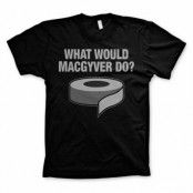 T-shirt, What would MacGyver do? L
