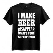 I Make Beer Disappear T-Shirt - Medium