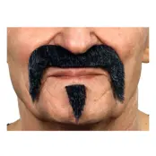 Mustasch-set Hulk Svart