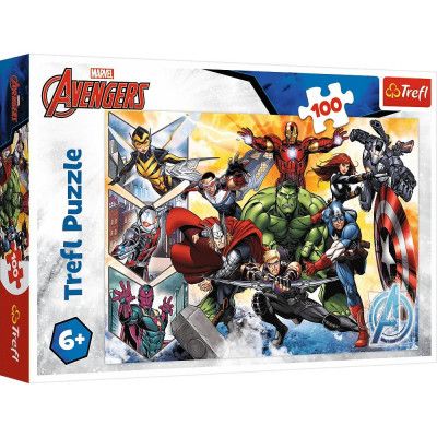 Trefl The Avengers Pussel 100 bitar - Avengers -  Leksaksaffären