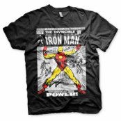 Iron Man Cover T-Shirt Svart XXL