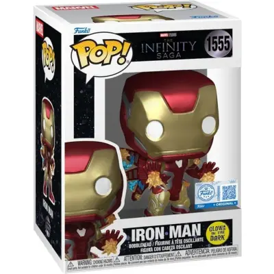 Iron Man - Iron Man (Glow in the Dark) Vinyl Figur 1555 - Funko Pop! - Funko Shop Europe
