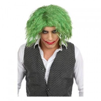 Jokern Peruk Knallgrön - One size