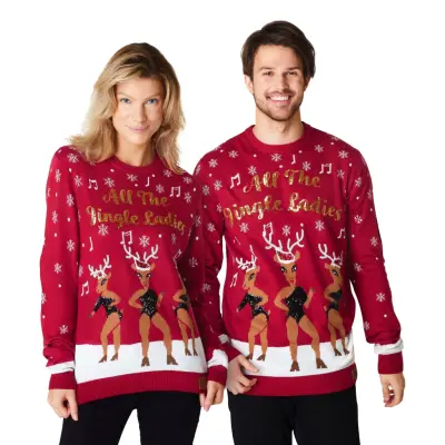 All The Jingle Ladies Jultröja - X-Small