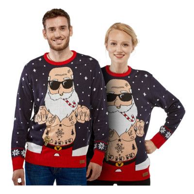 Bad Santa LED Jultröja - Medium