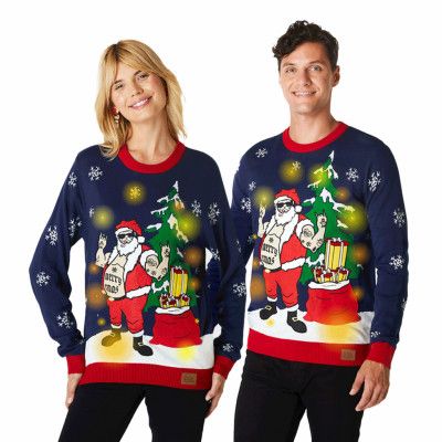 Biker LED Jultröja - Small