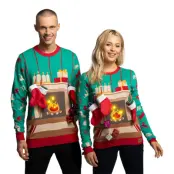 Eldstad LED Jultröja - Large