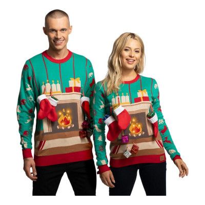 Eldstad LED Jultröja - X-Large