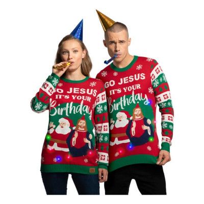 Go Jesus LED Jultröja - Small