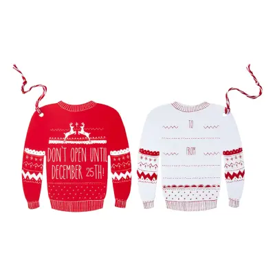 Juletiketter Jultröjor Stora