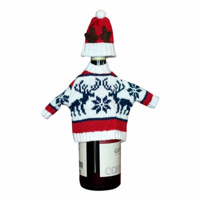 Jultröja för Vinflaska - Ren