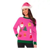 Jultröja Rosa - Medium