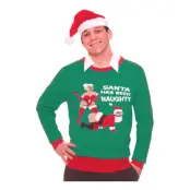 Jultröja Naughty Santa - Medium