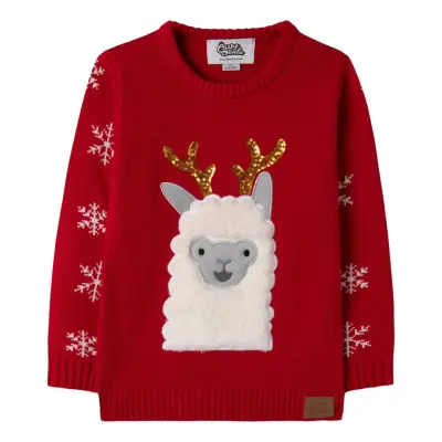 Lama Jultröja för Barn - 1-2 år (86/92)